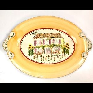 Pfaltzgraff 18” Secrets Pistoulet Serving Platter
